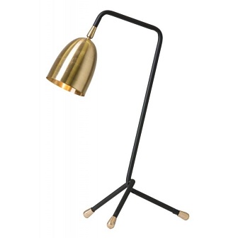LAMPA BIURKOWA VERONIKA CZARNY/MOSIĄDZ